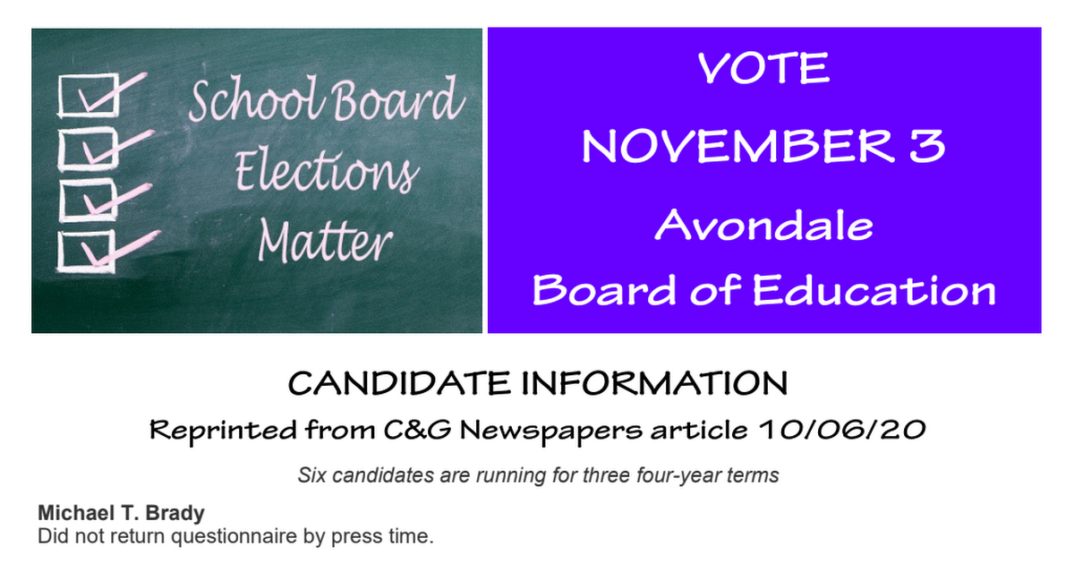 Candidate Information Avondale BOE OCT 2020.pdf