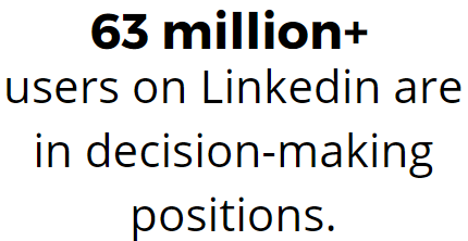 63 million people use LinkedIn