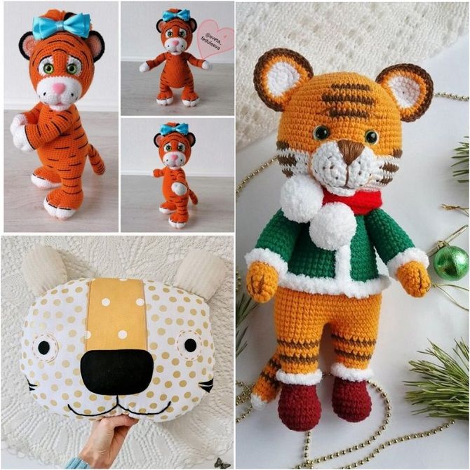 New Year's creativity: how to make a do-it-yourself tiger figurine 2