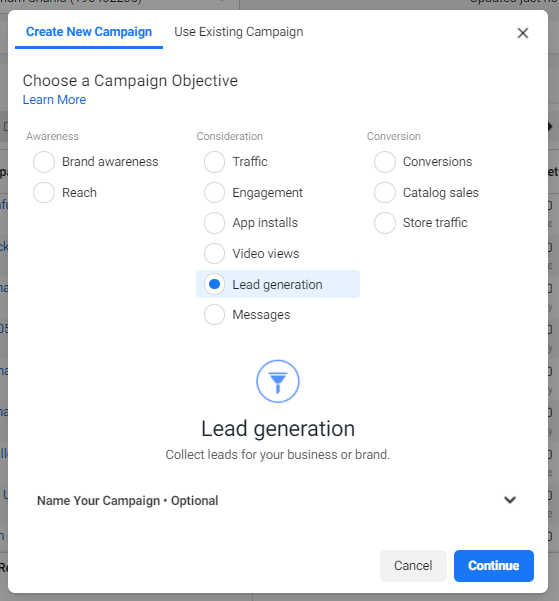 Lead generation