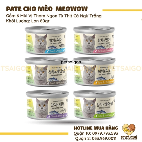 Pate MEOWOW Cho Mèo - Petsaigon
