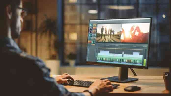 video editing and production