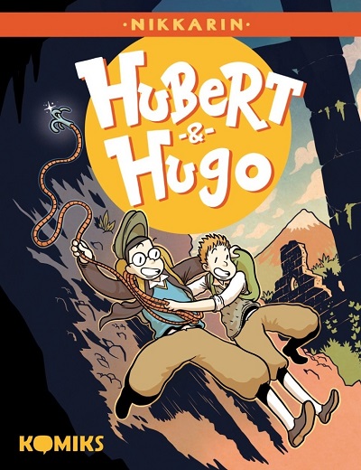Přebal komiksu s názvem Hubert a Hugo od Nikkarina.