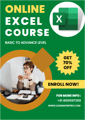 Excel Basic to Advance Course in hindi