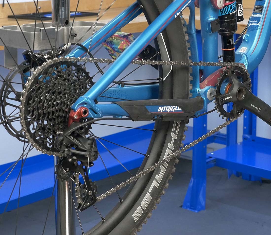 Check that the chain is properly installed by shifting through all the gears and checking for smooth transitioning.