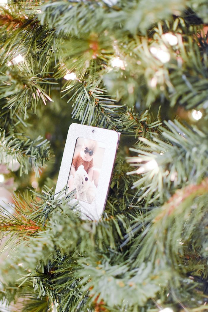 First Year Photo Ornaments from a Winter ONEderland 1st Birthday Party on Kara's Party Ideas | KarasPartyIdeas.com (28)