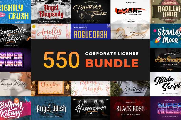 550 Font Bundle