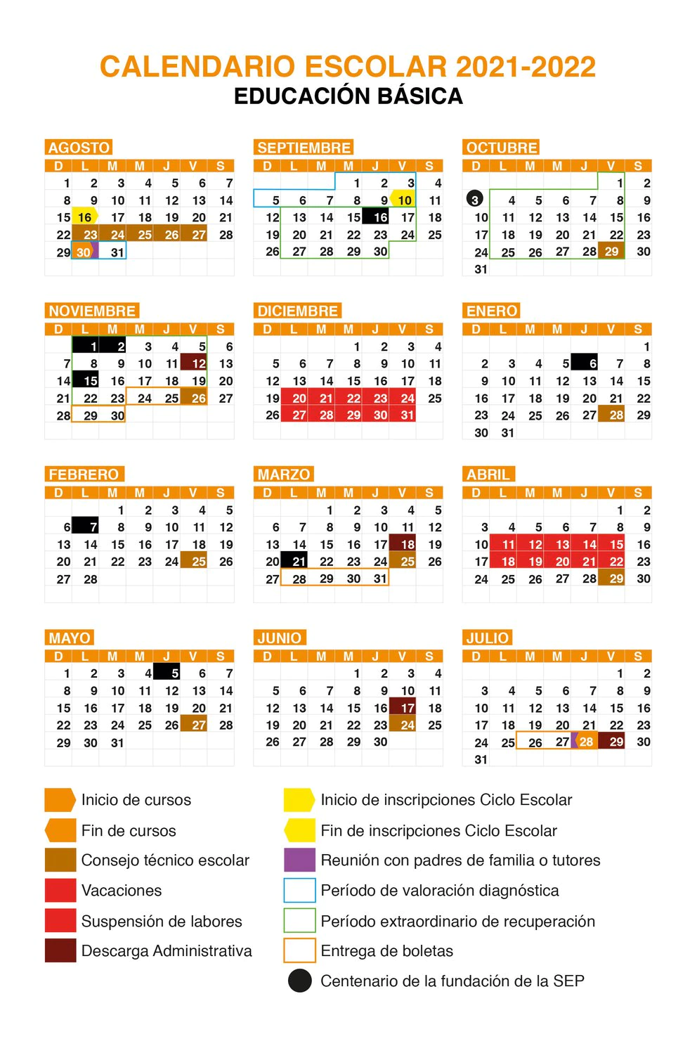Calendario Escolar Primaria 2022 A 2023 Sep Ira IMAGESEE