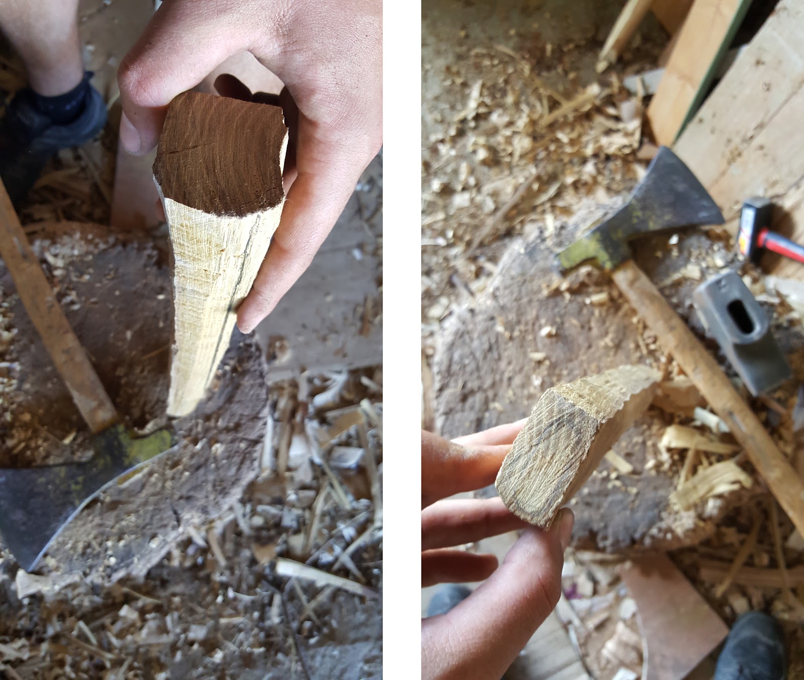 Whittling Black Locust Handle 
