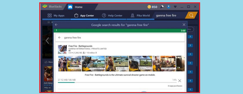 Cách tải Free Fire trên máy tính bằng Bluestacks