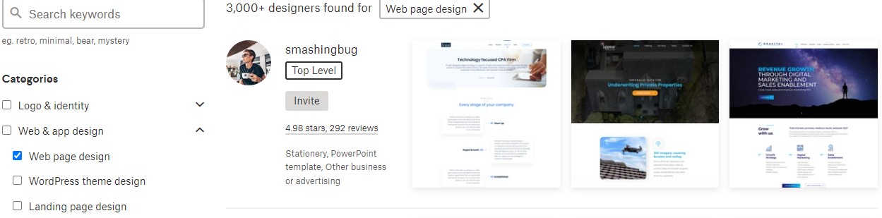 99 design platform for web designers and freelancers