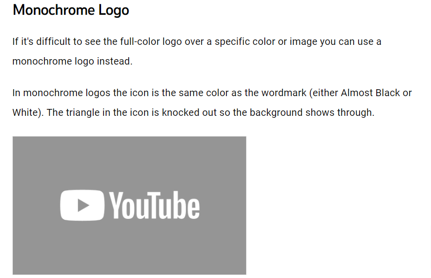 YouTube brand guidelines