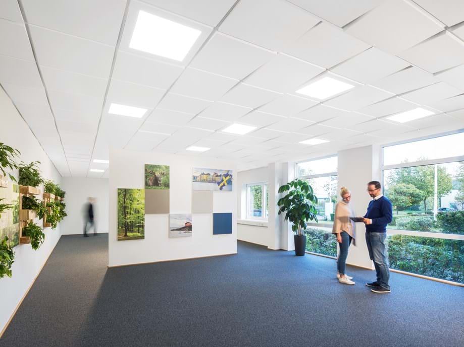 Ecophon Grid Tiles - Acoustic Properties That Quieten a Workplace
