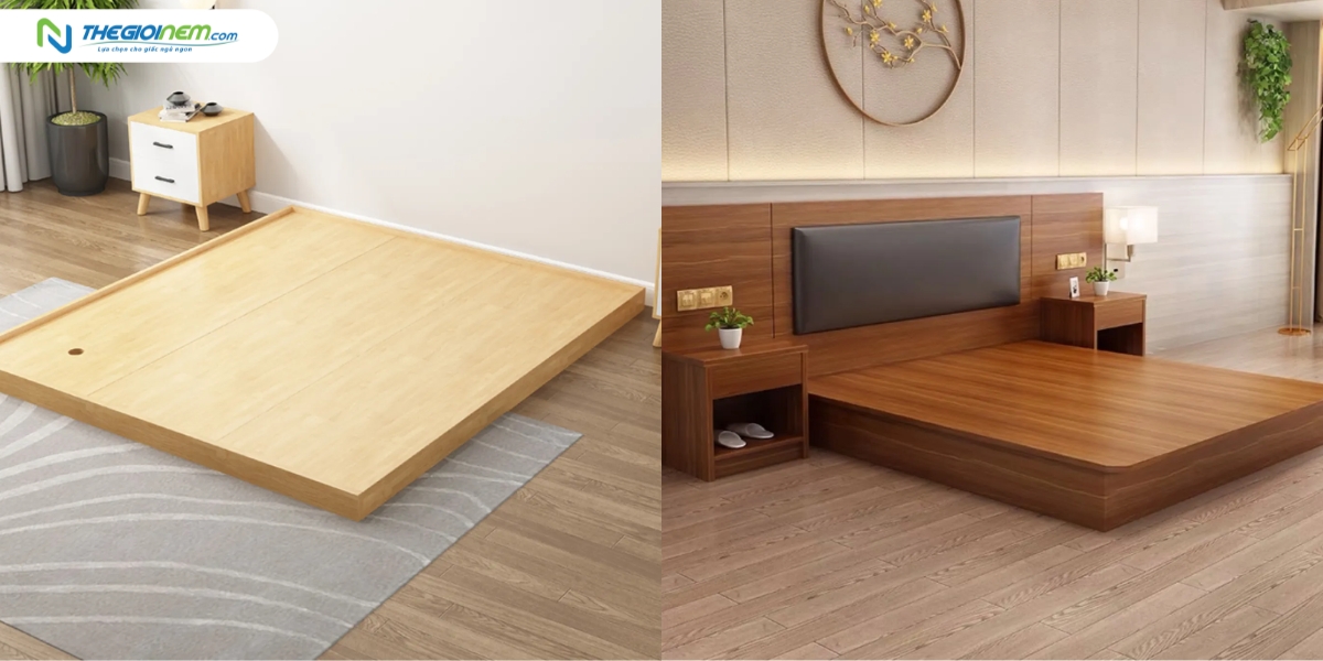 Top 5 mẫu giường gỗ MDF giá rẻ tại Thế Giới Nệm
