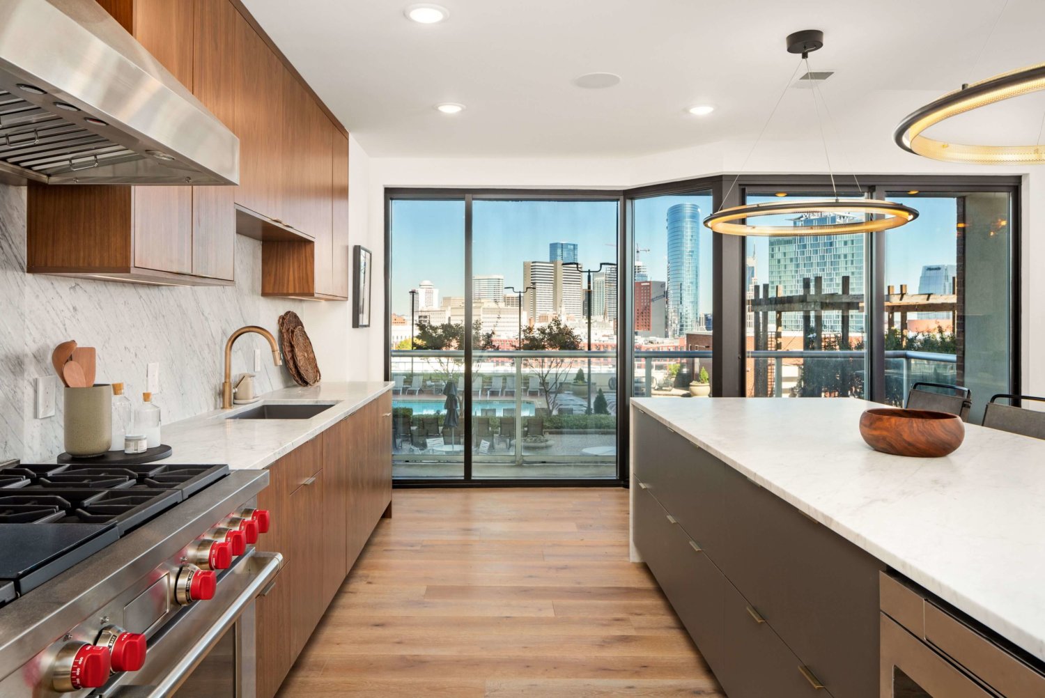 Natural Wood Kitchen Cabinets Mod Cabinetry Walnut