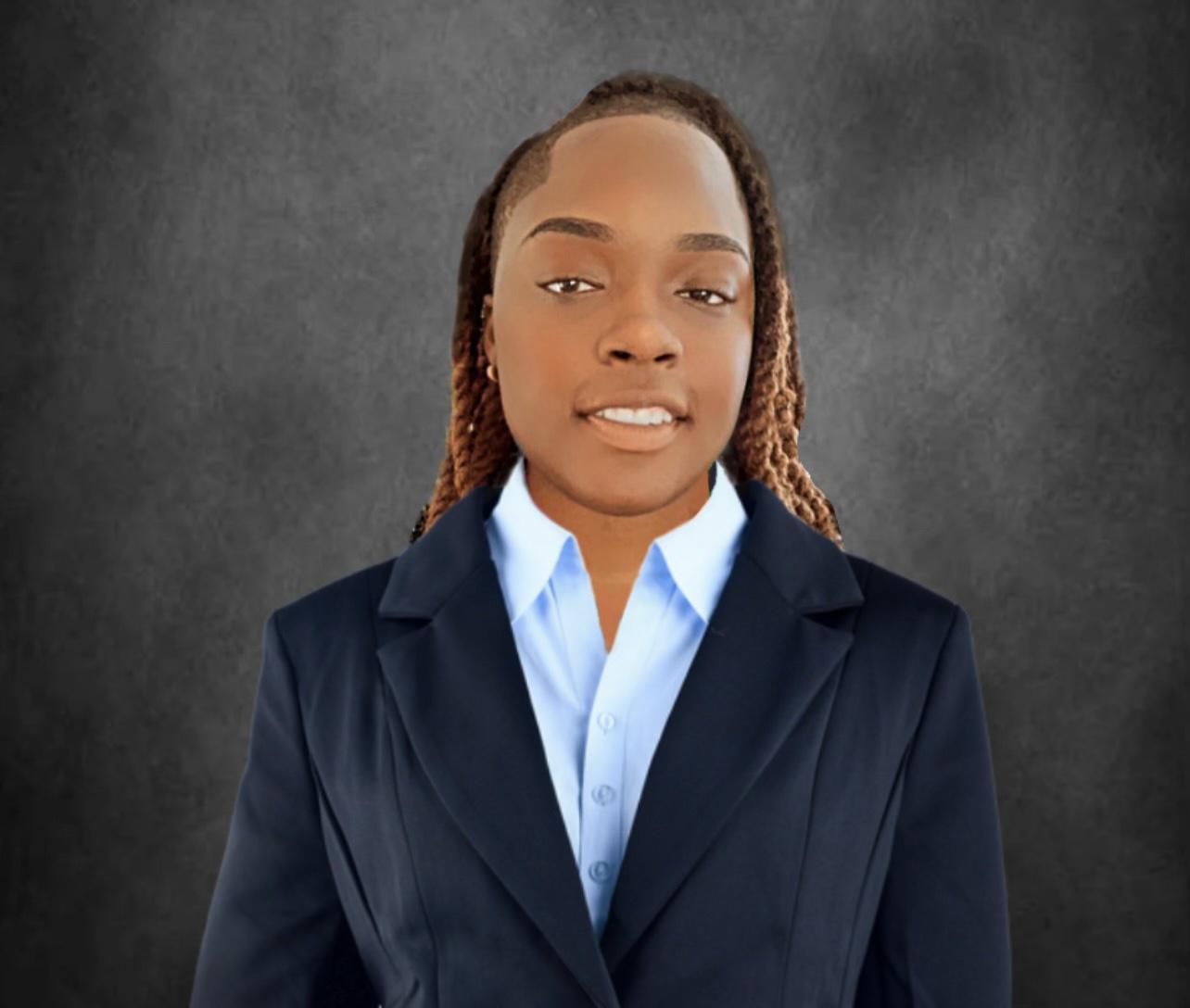A picture containing person, suit, wall, clothing

Description automatically generated