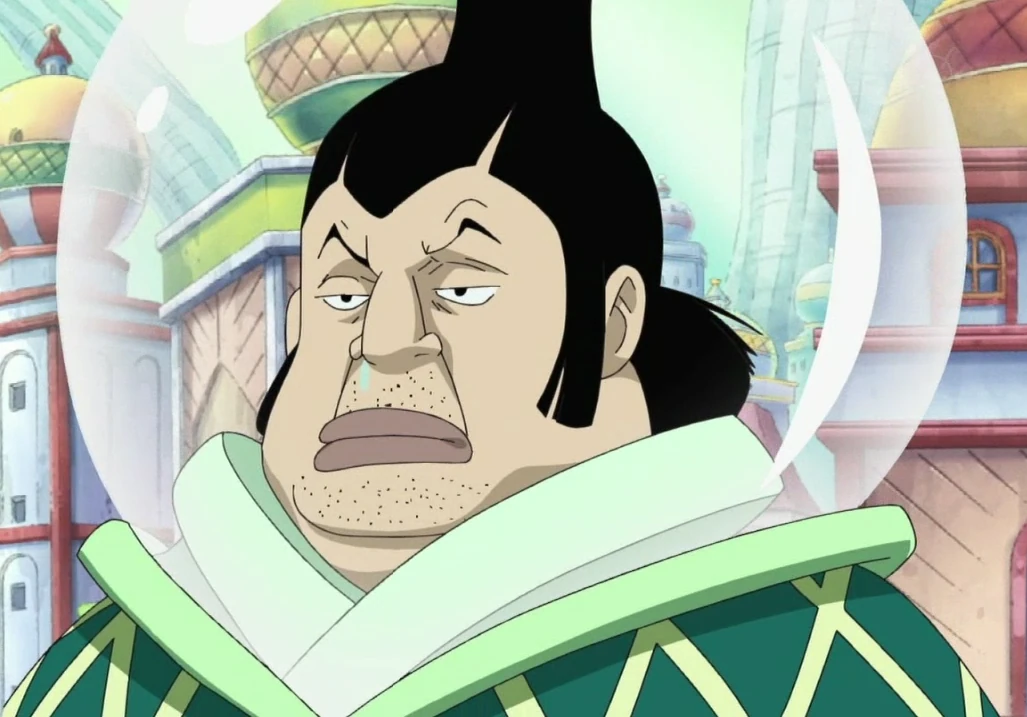 Charlos in One Piece. Still from the anime