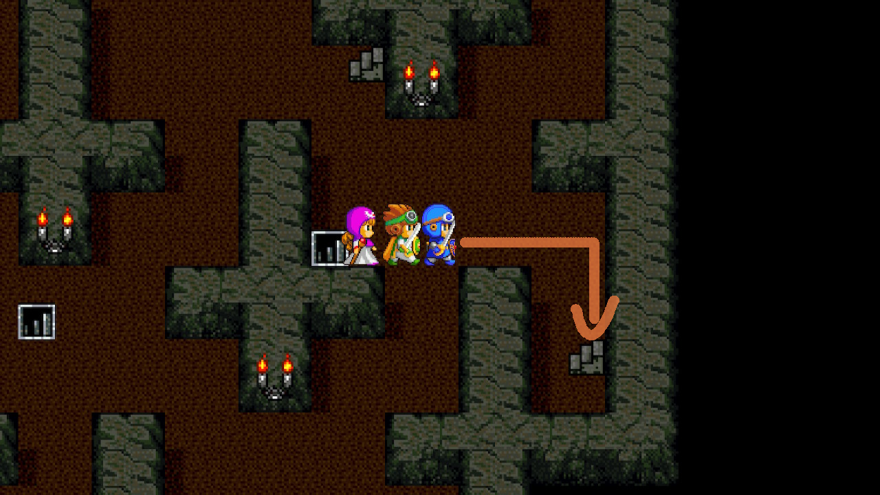 Stairs leading to the second floor (2) | Dragon Quest II