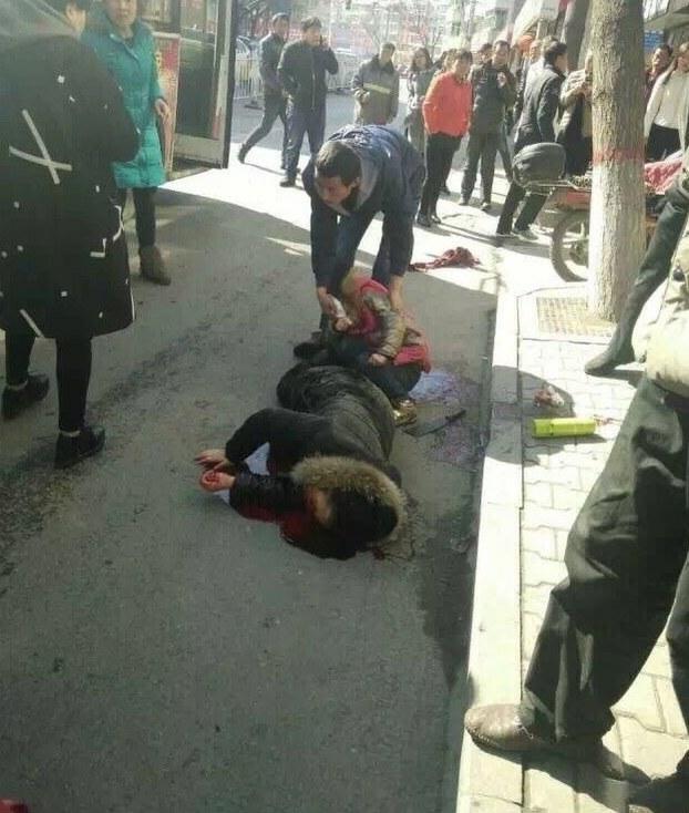 砍死的母女(忻霖提供)