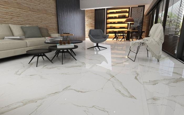 Làm mới gạch ốp sàn nhà để làm đẹp không gian sống