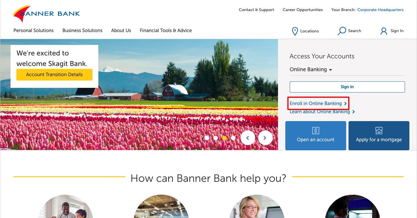 Banner Bank Online Login