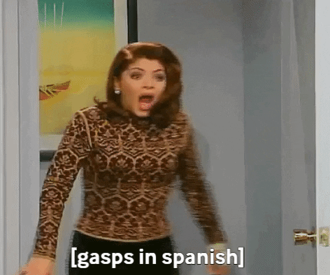 Classic telenovela reaction