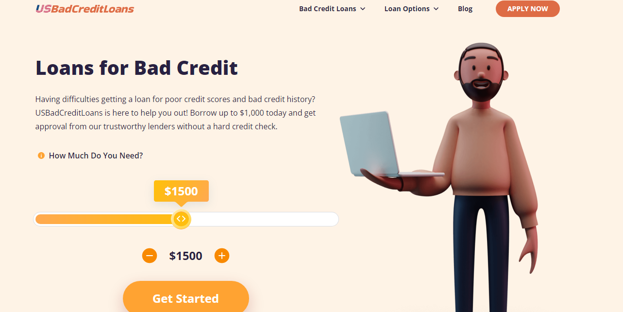 US Bad Credit Loans Review:  Apply Bad Credit Loans with No Credit Check