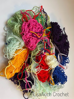 crochet scrap yarn projects