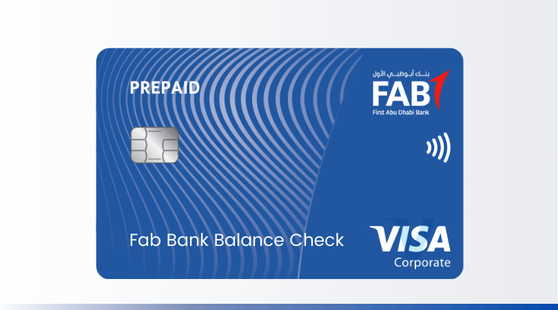 fab Bank Balance Check VISA card