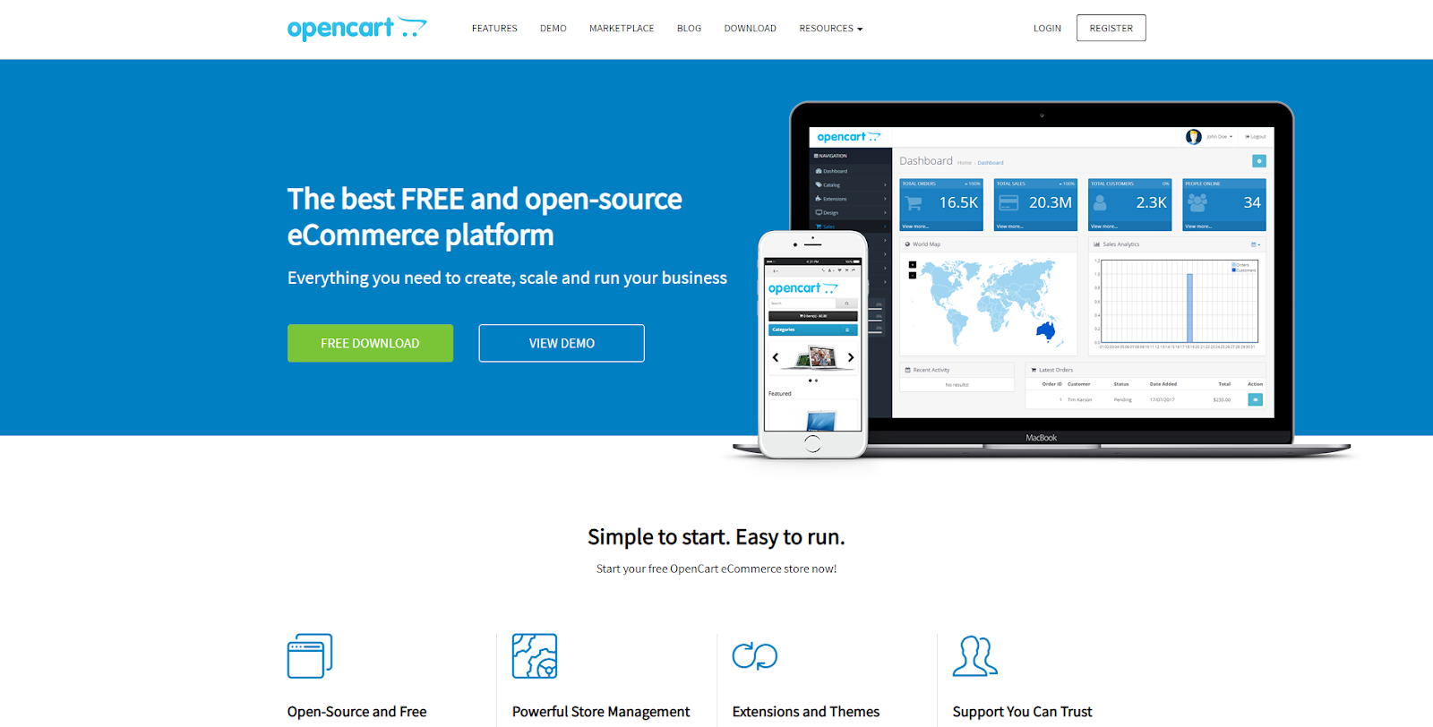 Opencart - Free e-commerce platform 2022