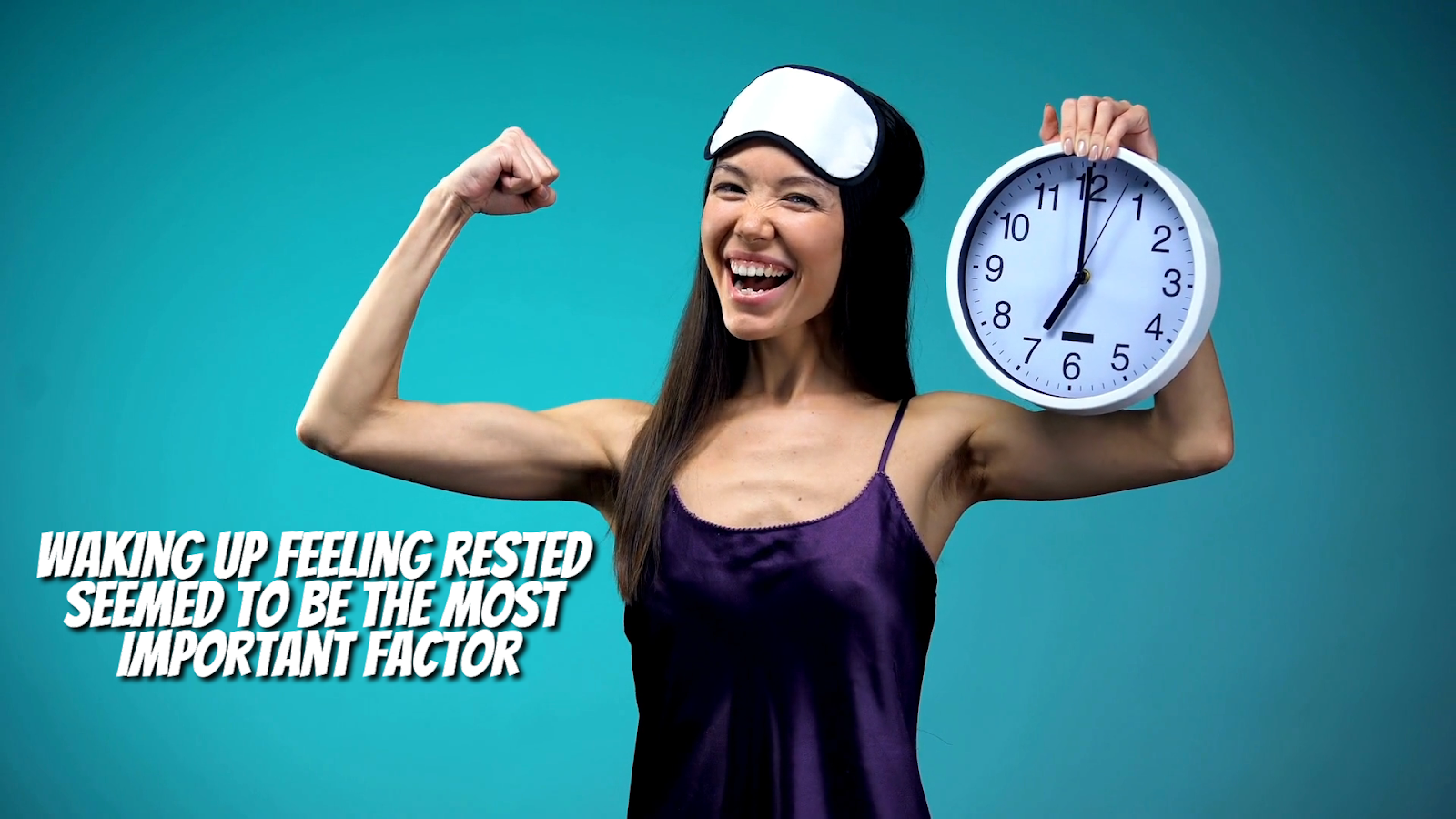 Consistent sleeping patterns is an important factor in muscle and strength increases and weight loss