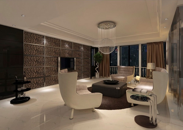 Phòng khách mang phong cách Avant-Garde hiện đại và tiện nghi