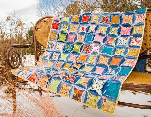 Recycled Jeans Rag Quilt Craftsy 