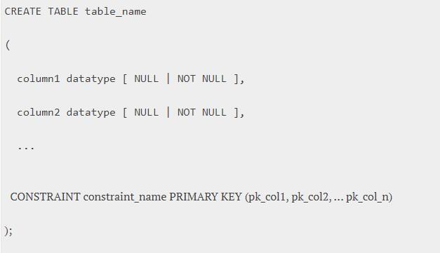 Ключи в SQL-таблицах