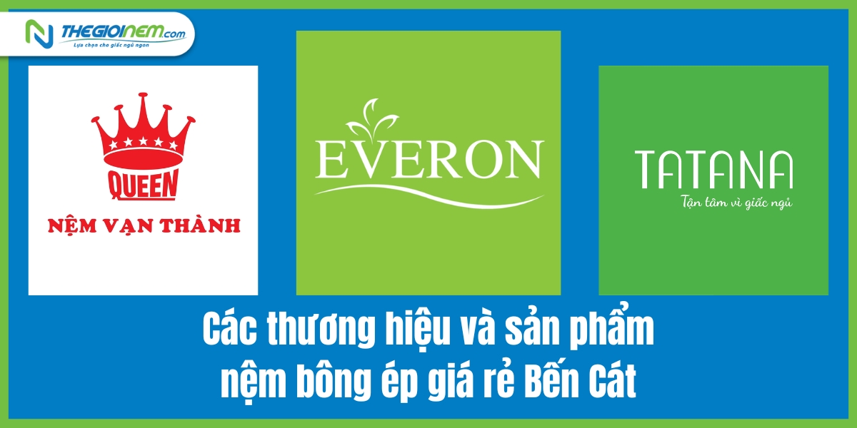 Cửa hàng bán nệm bông ép giá rẻ Bến Cát - Bình Dương