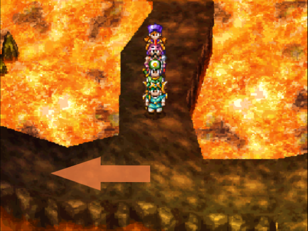 Take this route to find the stairs to the next level (1) | Dragon Quest IV
