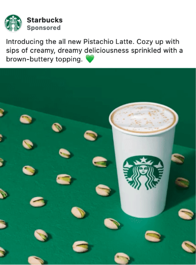 starbucks facebook ad