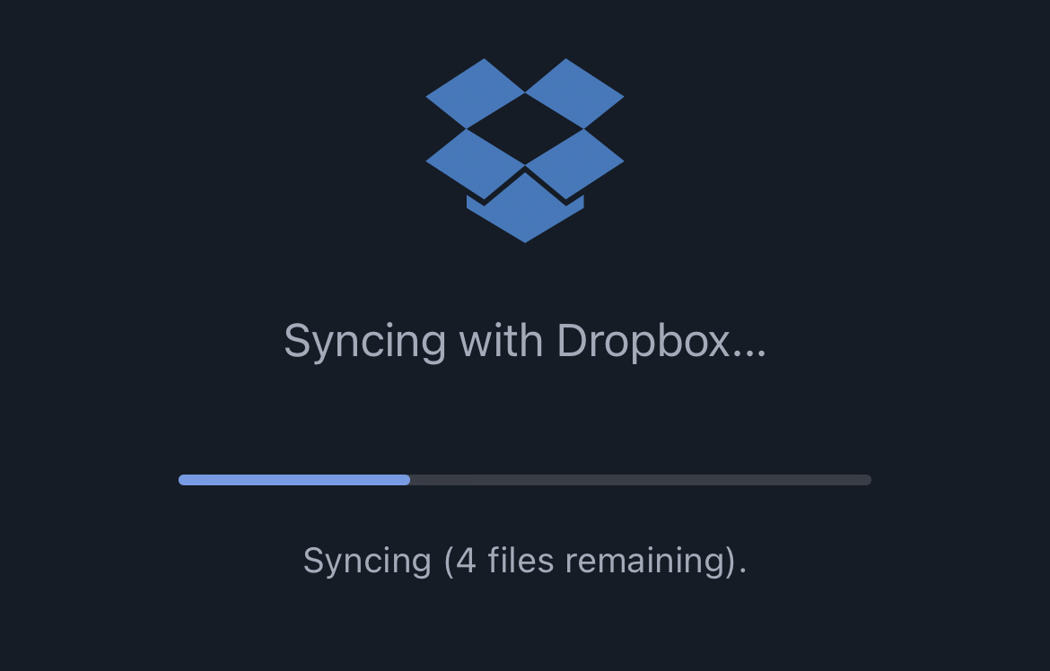 syncing with dropbox in scrivener for ios