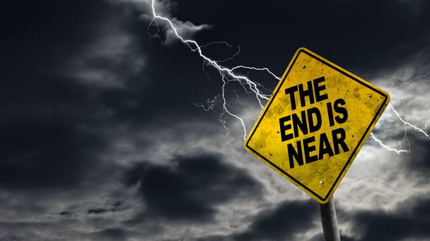 Image result for the end is near sign