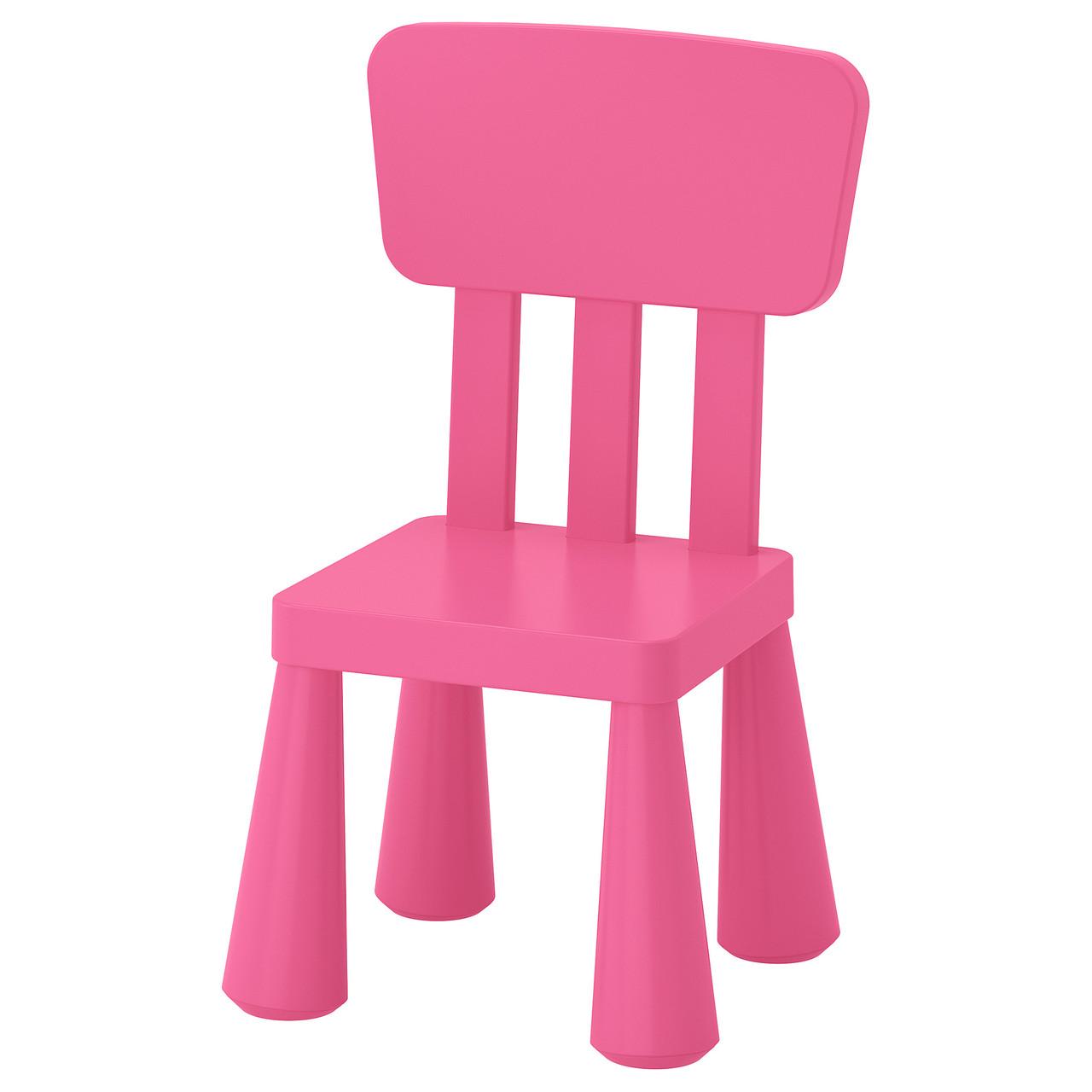 Стілець, стілець дитячий, стільчик, стільчик дитячий, рожевий, рожевий,  мамут, MAMMUT, Ikea, 803.823.21, ціна 650 грн - Prom.ua (ID#1141325191)