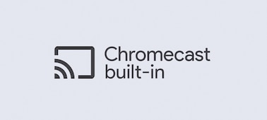 Logo for Chromecast built-in