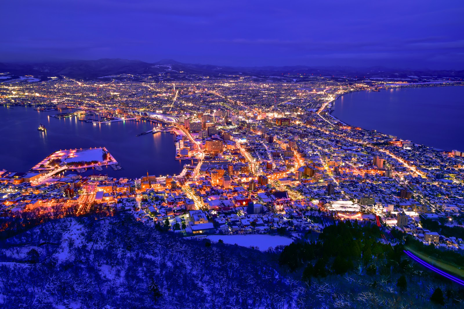 北海道で最も美しい夜景「函館100万ドルの夜景」