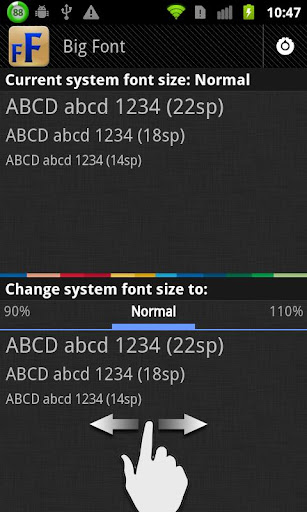 Big Font (change font size) apk