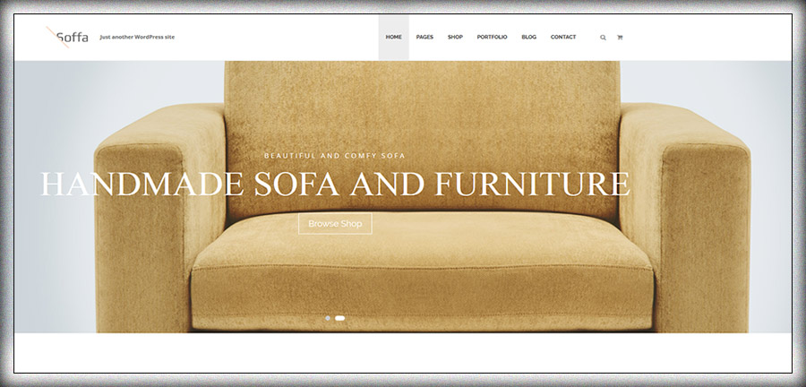 Soffa - Tema de WordPress para muebles y negocios