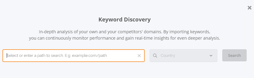 AccuRanker keyword discovery