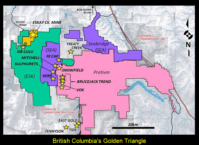 Map #1   B C's Golden Triangle