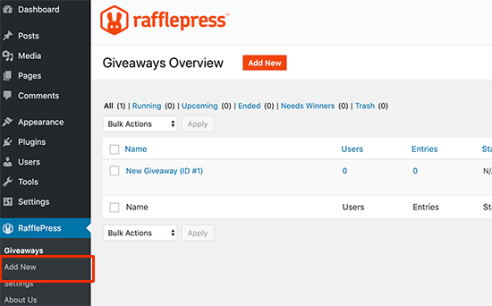 RafflePress WordPress Plugin