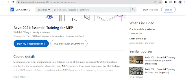 Revit 2021: Essential Training for MEP by LinkedIn Learning