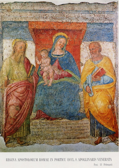 Viếng Vương cung Thánh đường Sant’Apollinare và ảnh Đức Mẹ được tái khám phá