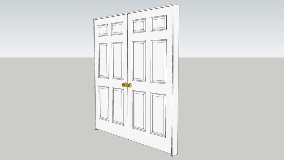 Multiple panel door